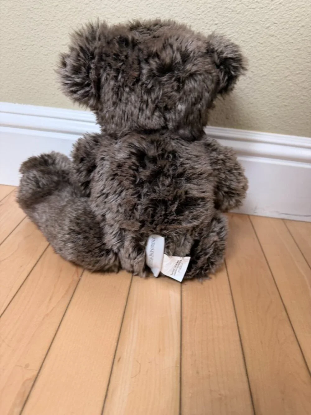 Restoration Hardware Faux Fur Mink Bear 16 inch Fully Jointed